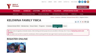 
                            5. Kelowna Family YMCA - - YMCA of Okanagan
