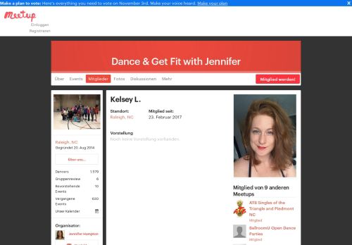 
                            11. Kelsey L. - Dance & Get Fit with Jennifer (Raleigh, NC) | Meetup