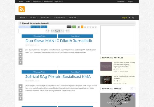 
                            10. Kementerian Agama RI - Browse the Latest Snapshot - RSSing.com