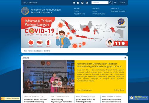 
                            7. Kementerian Perhubungan Republik Indonesia