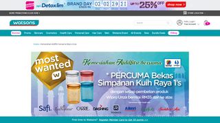 
                            9. Kemeriahan Aidilfitri bersama Wipro Unza | Watsons ...