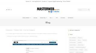 
                            1. Kemudahan login ke panel kontrol cPanel dari Masterkey | Masterweb ...