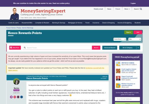 
                            9. Kenco Rewards Points - MoneySavingExpert.com Forums