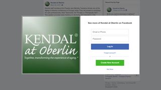 
                            9. Kendal staff members Kim Preston and... - Kendal at Oberlin | Facebook