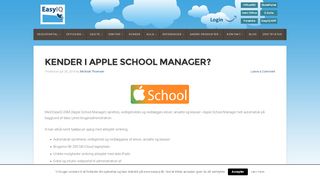 
                            5. Kender I Apple School Manager? - EasyIQ