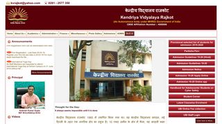 
                            11. Kendriya Vidyalaya Rajkot :: Home Page