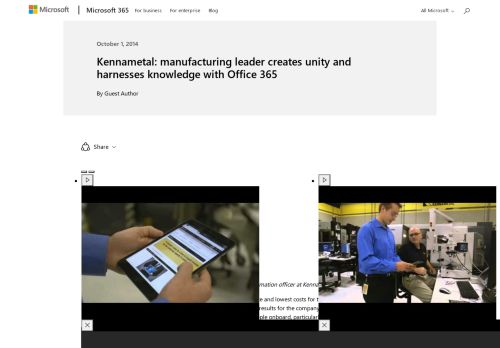 
                            11. Kennametal: manufacturing leader creates unity and harnesses ...