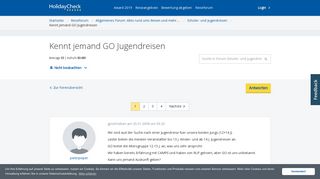 
                            3. Kennt jemand GO Jugendreisen | Schüler- und Jugendreisen Forum ...