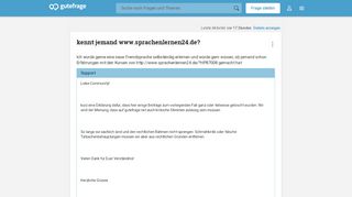 
                            8. kennt jemand www.sprachenlernen24.de? (Internet, Sprache, lernen ...