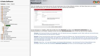 
                            6. Kennwort - G Data Software