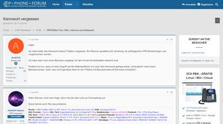 
                            10. Kennwort vergessen | IP Phone Forum