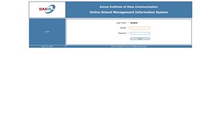 
                            8. Kenya Institute of Mass Communication::Login - Login Portal