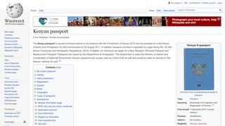 
                            10. Kenyan passport - Wikipedia
