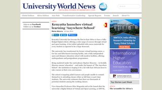 
                            13. Kenyatta launches virtual learning 'Anywhere School'