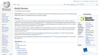 
                            11. Keolis Downer - Wikipedia