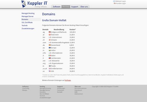 
                            7. Keppler IT GmbH - Domains
