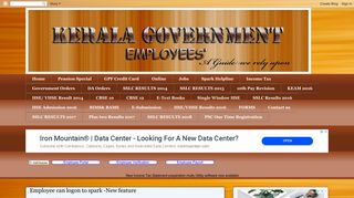 
                            5. KERALA GOVERNMENT: Employee can logon to spark -New feature