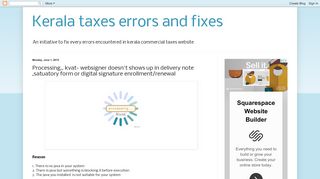 
                            6. Kerala taxes errors and fixes: Processing.. kvat- websigner doesn't ...