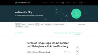 
                            3. Kerberos Single-Sign-On auf Tomcat und Websphere mit Active ...