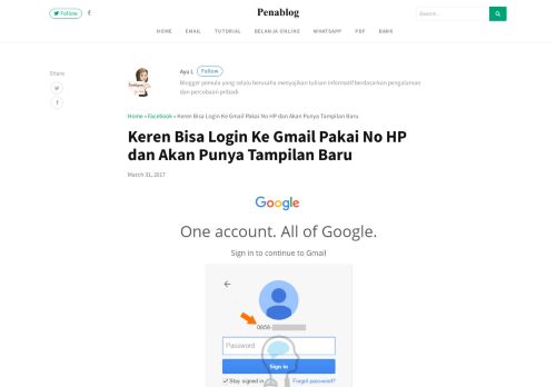 
                            4. Keren Bisa Login Ke Gmail Pakai No HP dan Akan Punya Tampilan ...