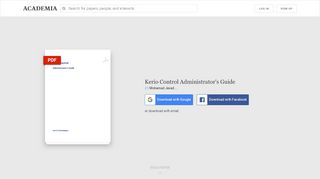 
                            13. Kerio Control Administrator's Guide | Mohamad Javad Sooran ...