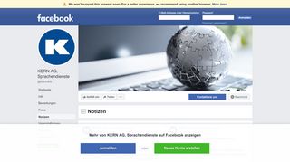 
                            7. KERN AG, Sprachendienste - Notizen | Facebook