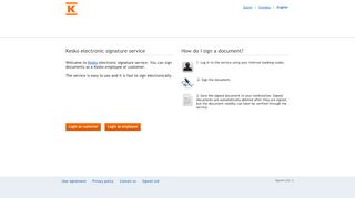 
                            11. Kesko electronic signature service - Signom