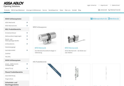 
                            11. KESO Schliesssysteme - ASSA ABLOY