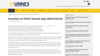 
                            12. Kesulitan Isi PDSS? Kontak Saja 08041450450 - Unnes