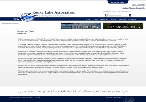 
                            11. Keuka Lake Book - Introduction - Keuka Lake Association Association