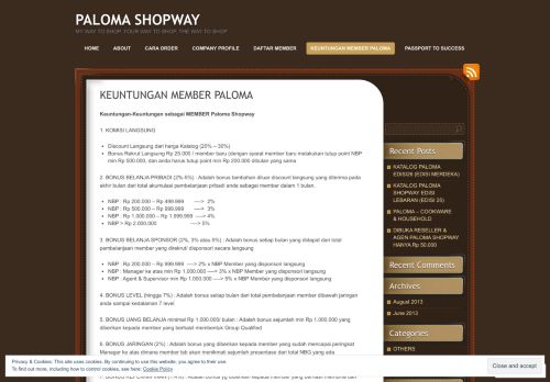 
                            7. KEUNTUNGAN MEMBER PALOMA | PALOMA SHOPWAY