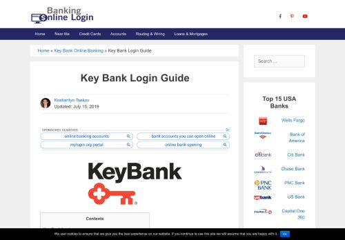 
                            6. Key Bank | Login Guides For Online Banking