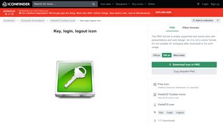 
                            4. Key, login, logout icon