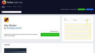 
                            4. Key Master – Get this Extension for ? Firefox (en-US) - Firefox Add-ons