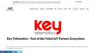 
                            9. Key Telematics - Tele2 IoT