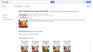 
                            3. Key to Aligning Your Class with CCSS: 5 Projects That ...