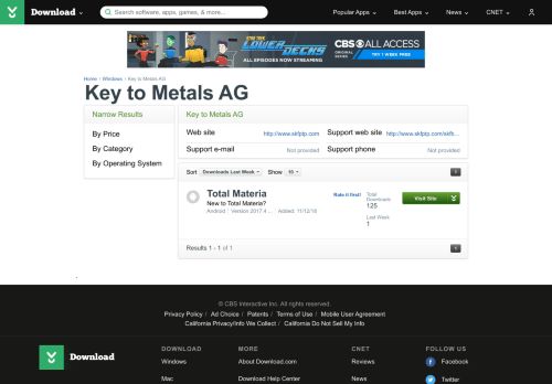 
                            13. Key to Metals AG - Download.com