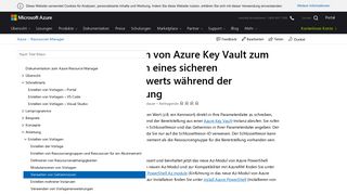 
                            3. Key Vault-Geheimnis mit Azure Resource Manager-Vorlage | Microsoft ...