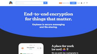 
                            3. Keybase