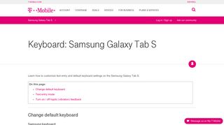 
                            5. Keyboard: Samsung Galaxy Tab S | T-Mobile Support