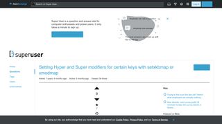 
                            9. keyboard - Setting Hyper and Super modifiers for certain keys with ...