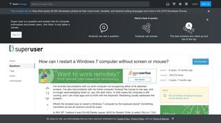 
                            5. keyboard shortcuts - How can I restart a Windows 7 computer ...
