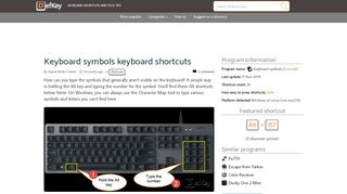 
                            6. Keyboard symbols keyboard shortcuts ‒ defkey