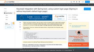 
                            1. Keycloak Integration with Spring boot, using custom login page ...