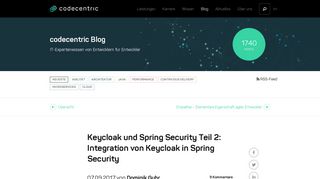 
                            3. Keycloak und Spring Security Teil 2: Integration von Keycloak in ...
