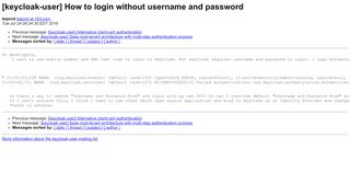 
                            9. [keycloak-user] How to login without username and password ...