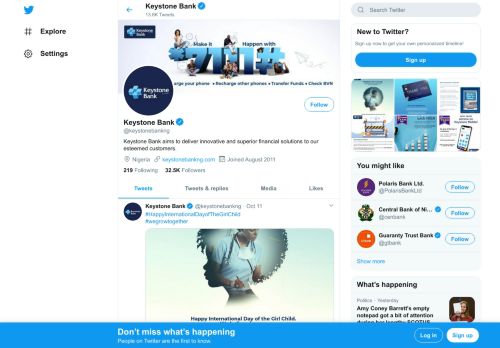 
                            6. Keystone Bank (@keystonebankng) | Twitter