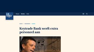 
                            10. Keytrade Bank werft extra personeel aan | De Tijd