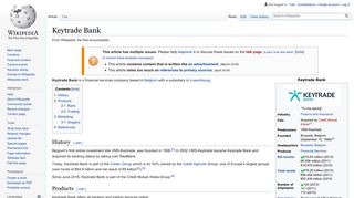 Keytrade Bank — Wikipédia