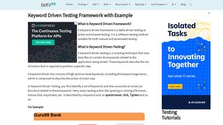 
                            6. Keyword Driven Testing Framework with Example - Guru99